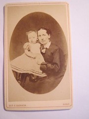 Sorö – Sorø – 1877 – Woman & Small Child – Portrait / CDV Denmark