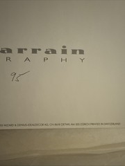 Gilles Larrain Photography Fountain In Bordeaux Signed And Dated 1995 Poster