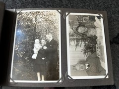 old photo album civilian with defects, civilian, /132
