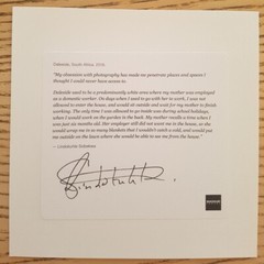 LINDOKUHLE SOBEKWA – SIGNED PHOTO – MAGNUM SQUARE PRINT