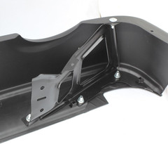 Black Rear Step Bumper Steel for 2009-2018 Dodge Ram 1500, 2019 RAM 1500 CLASSIC
