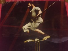 [CIRCUS] LARGE VINTAGE PHOTO / ACROBAT Ca 1980 40 X 30 Cm Colors