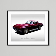 Classic Cars – 1965 Chevrolet Corvette in Milano Maroon – Muscle Car