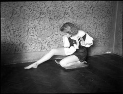 movement artist, dance, avantgarde, unusual vintage fine art negative, 1930’s
