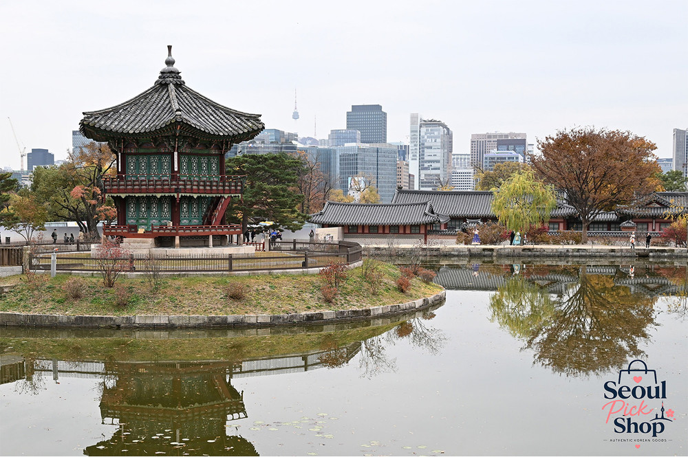 Seoul with the Royal Palace – Fine Art Photography Print by K.S. Song