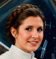 Princess Leia – Queen Amidala – Rey Skywalker Star Wars Metal Sign Art 14×11″