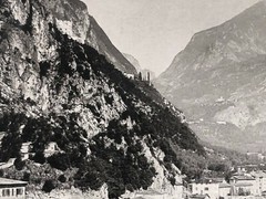 27x21cm large album photo around 1890 Riva on Lake Garda in Italy photo