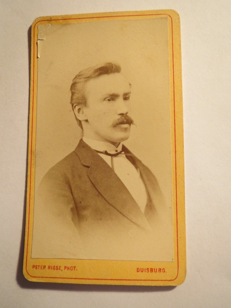 Duisburg – 24/12 1875 in Sterkrade-Adolf Reußner as a man-portrait/CDV