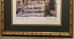 Maureen Love Original Art Print «Steps and Stones» Matted Framed 19’ x 23’