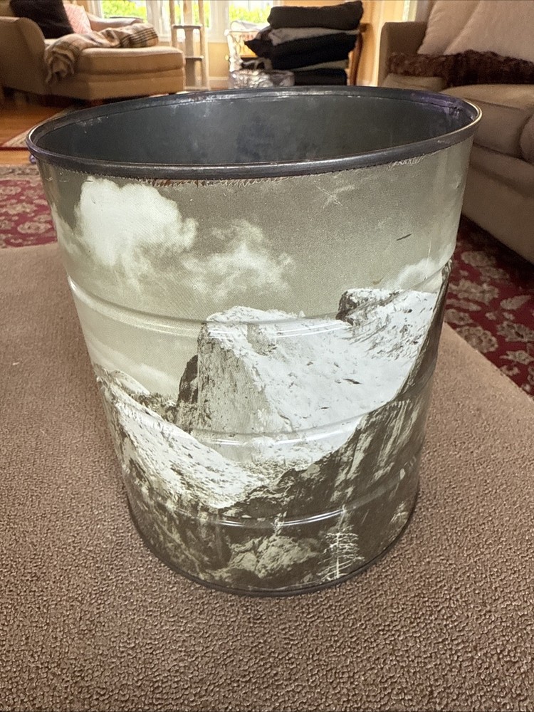 ANSEL ADAMS Winter Morning Yosemite Valley HILLS BROS. COFFEE CAN No Lid (TD)