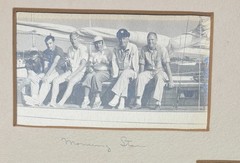 Original NORMAN FORTIER Sailboat YACHT RACING Sailors & Sailing SIGNED Photo