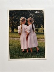 Bill Coleman Amish COUNTRY ART Photograph BFF Children Girls FRIENDS SISTERS