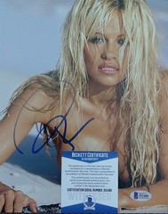Pamela Anderson – Baywatch & Playmate Hand Signed 8×10 Autograph Beckett COA