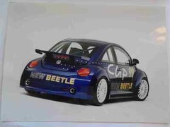 Photo photography photo photograph VW New Beetle racing car 11/98 SR1216