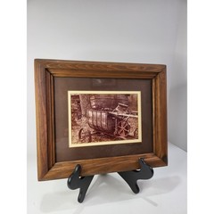 Robert L Craft Signed Vintage Rustic Farmhouse Photos Set of 2 CottageCore