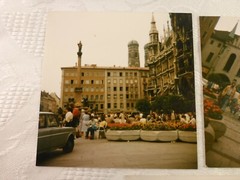 3x Old Photo Munich Marienplatz Frauenkirche … approx. 1970