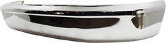 Bumper for Ford F-150 F-250 Bronco 1992-1996 Front Chrome Steel W/O Molding Hole