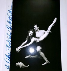 JOFFREY BALLET SIGNED 8×10 PRESS PHOTO ELIZABETH PARKINSON DANCE BALLERINA VTG