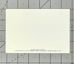 BERNARD FAUCON, PETIT MATIN Art Print Card 1992 – 4.25” x 6”