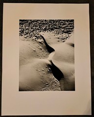 William Garnett «Sand Dune #1, Palm Desert» DOUBLE SIGNED Silver Gelatin Print