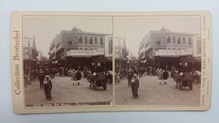 S1015/ Stereo Photo Cairo The Muskl Egypt Collection Hentschel No. 1025 1906