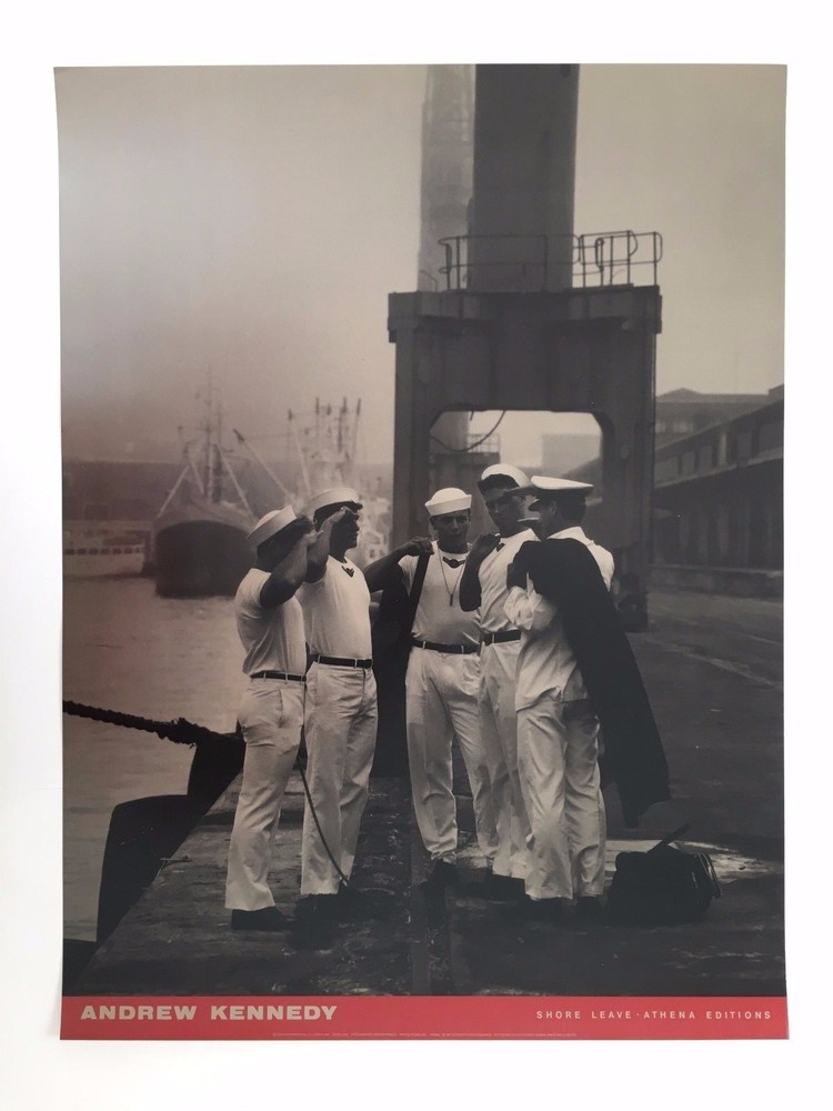 ANDREW KENNEDY, SHORE LEAVE,1987,RARE AUTHENTIC 1991 ART PHOTO PRINT