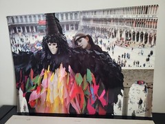 Italian Fulvio Roiter Photograp Print Lot Of 6 Venezia Maschere Di Carnevale