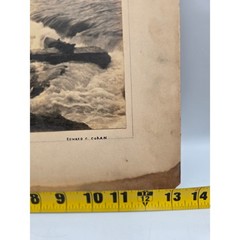 Lot of 3 Edward C Cohan Underwood & Underwood Vintage Photos Angry Waters Rapids