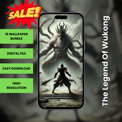 The Legend of Wukong: 10 High-Resolution Phone Wallpapers Bundle