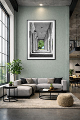 «Down the Long Tunnel» Architecture Art & Home Decor