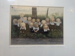 Bill Coleman «Class Photo» Amish Signed Color Photo Matted & Framed