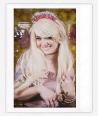 Art pinup bunny model Cheyanne Instax Wide Instant Film Print Fujifilm
