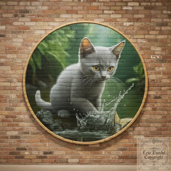 Art print from a fiction story «The Adventures of Leo in the Amazon»