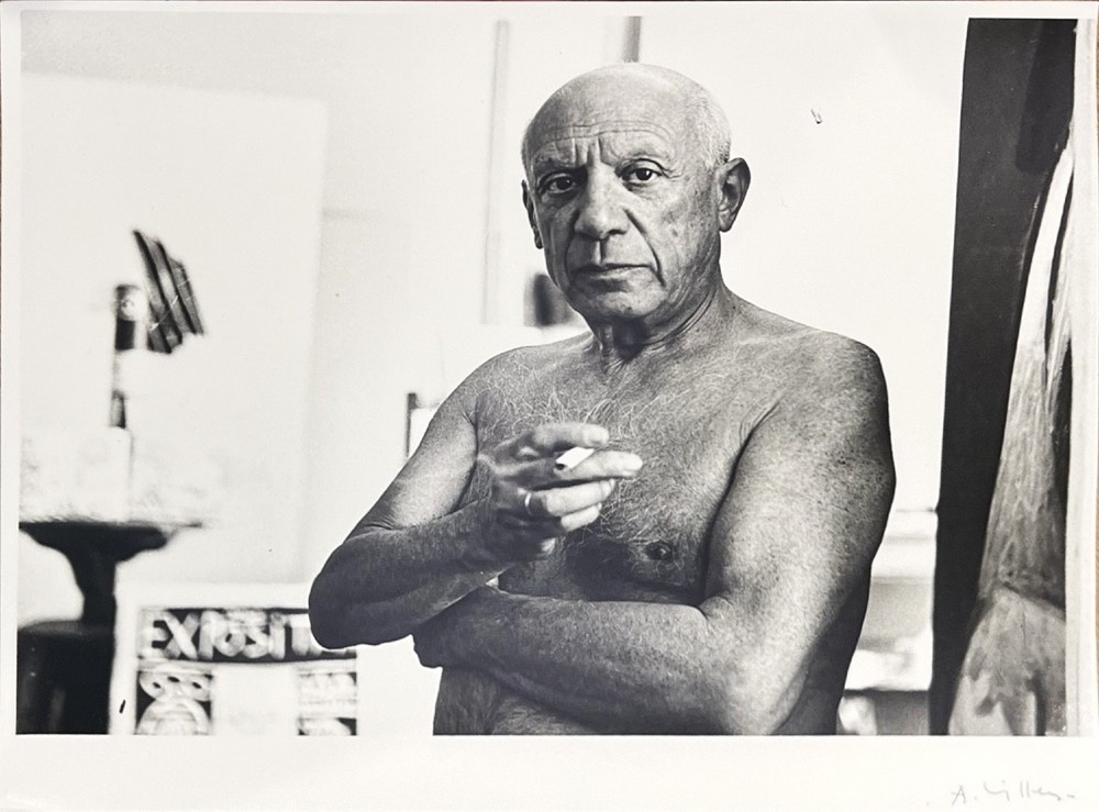 ANDRÉ VILLERS – PABLO PICASSO À LA CIGARETTE – CANNES – SILVER – 1974