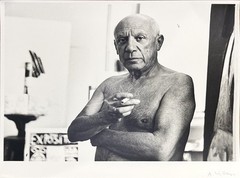 ANDRÉ VILLERS – PABLO PICASSO À LA CIGARETTE – CANNES – SILVER – 1974