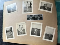 Old Photo Album Civilian with Flaws, Family Pre 1945 /27