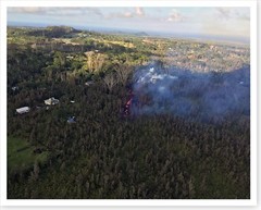 Fissure Eruption Kilauea Volcano Leilani Estates Hawaii 2018 Silver Halide Photo