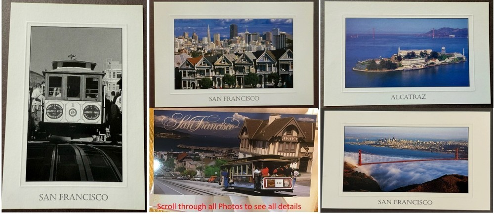 5 LOT. Jesse Kalisher art photo, San Francisco HYDE Cable Car, signed, + OTHERS