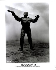 Photo actor Peter Weller, film scene Robocop 2, press photo – 10632344