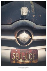 Photographic 20×30 Poster Ford V-8 Unframed