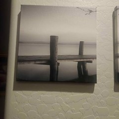 Canvas Set of 3 Lake Photography Set 12″ x 12″