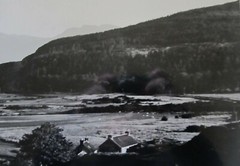 DR KC BROWN AUSTRALIAN LARGE PHOTOGRAPH B&W «SCOTLAND VIEW» 1980