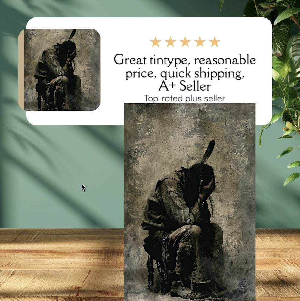 Native American Tintype Limited Edition Museum Series C00195RP