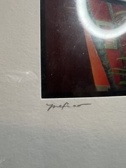 Photo Art Jim Nilsen Photography Framed Matted Mexico Signed Minimalist Colorful