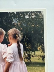 Bill Coleman Amish COUNTRY ART Photograph BFF Children Girls FRIENDS SISTERS