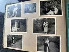 Old Photo Album Civilian with Flaws, Family Pre 1945 /27