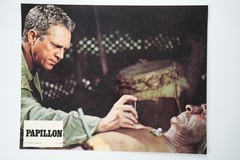 Photo Cinema Lobby Cards Papillon 22X28 Cm 1970 Steve McQueen