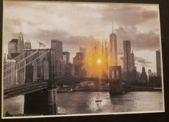 New York City, Before and After 10″ x 8″ Carboard Framed Prints! History…