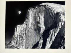 Robert (Bob) Werling Yosemite Half Dome Photograph Pencil Signed Framed 15×18″