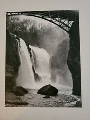 THE GREAT FALLS LARGE ORIGINAL SIGNED ART PHOTO B&W STETTNER VTG MATTE NJ CAMERA